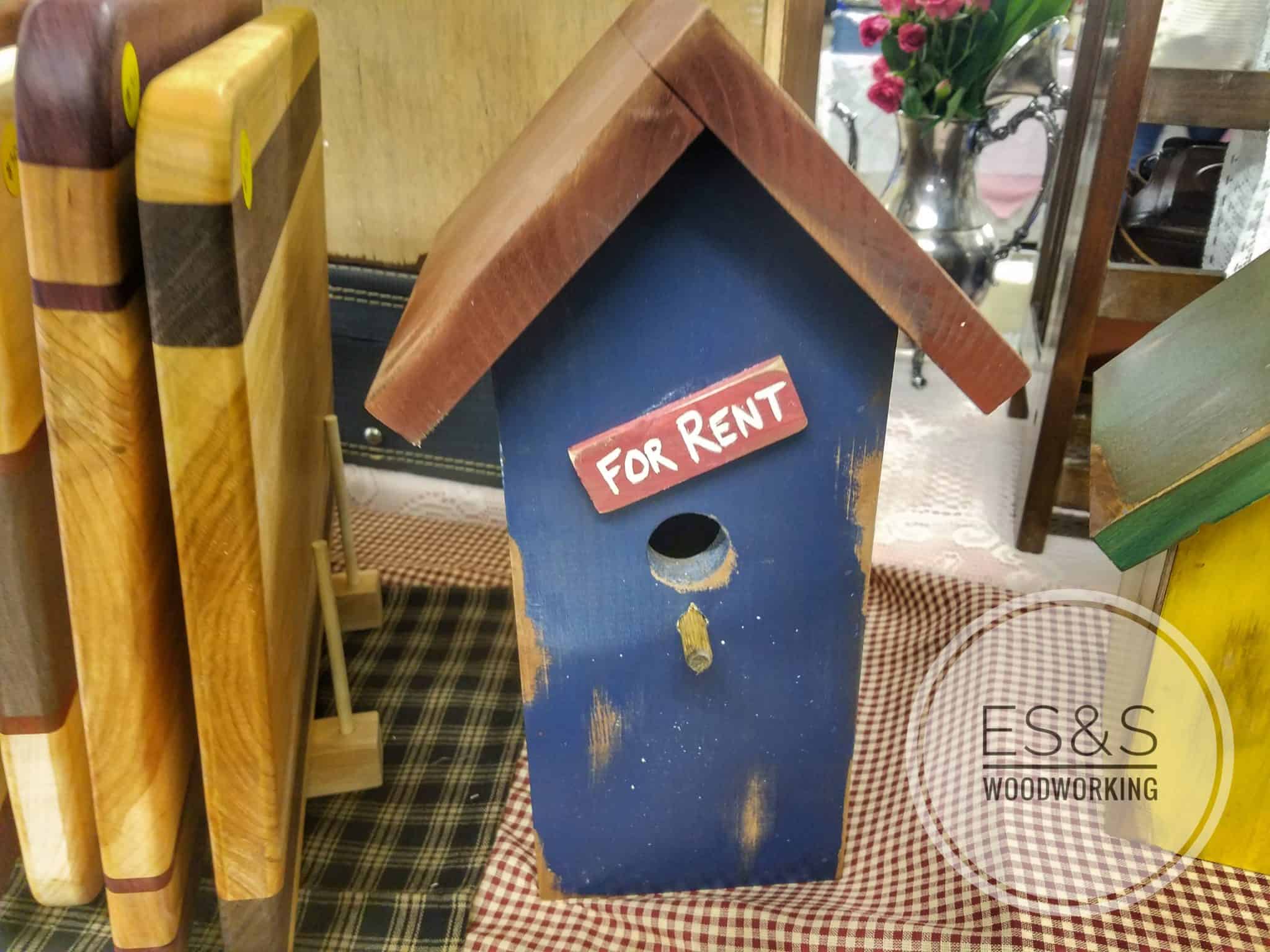 Pine bird houses for your feathered friends