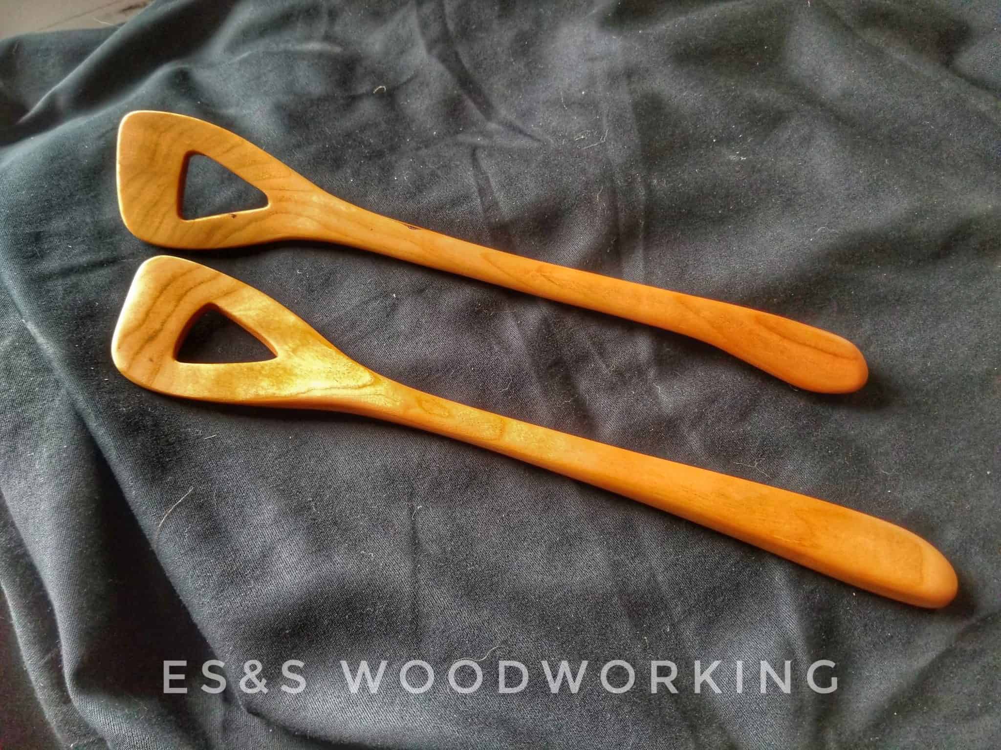 wooden cherry spoon