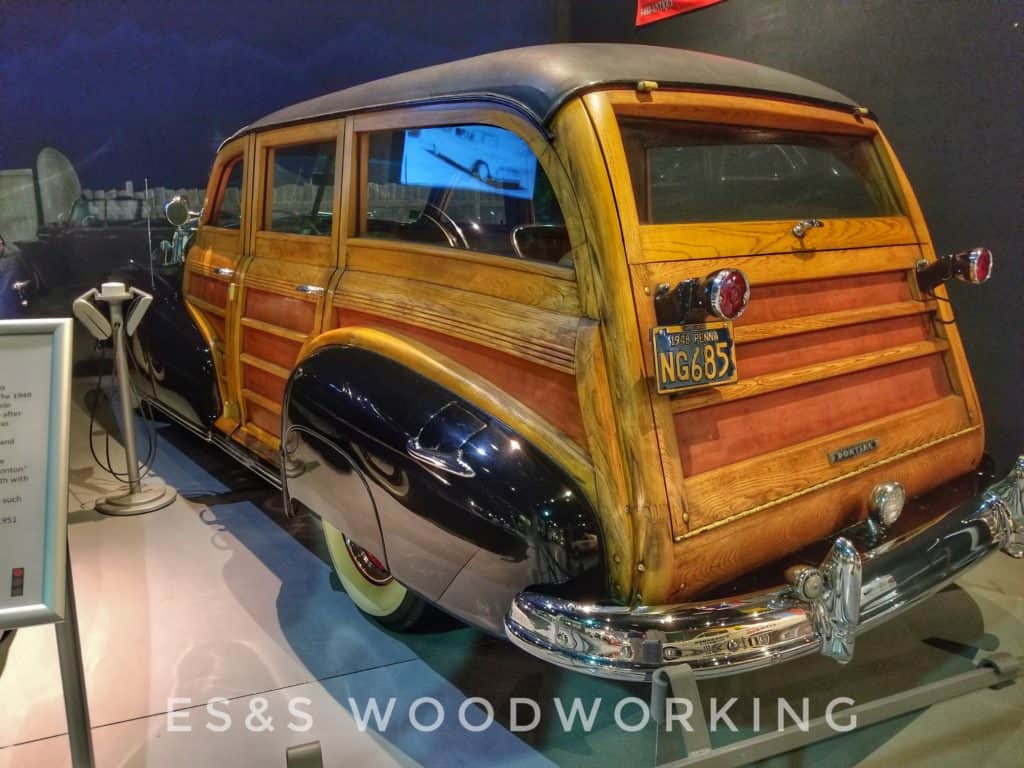 antique wood car