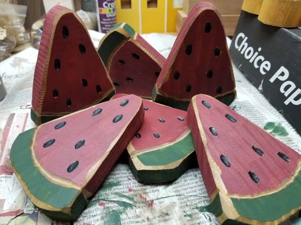 watermelon slices