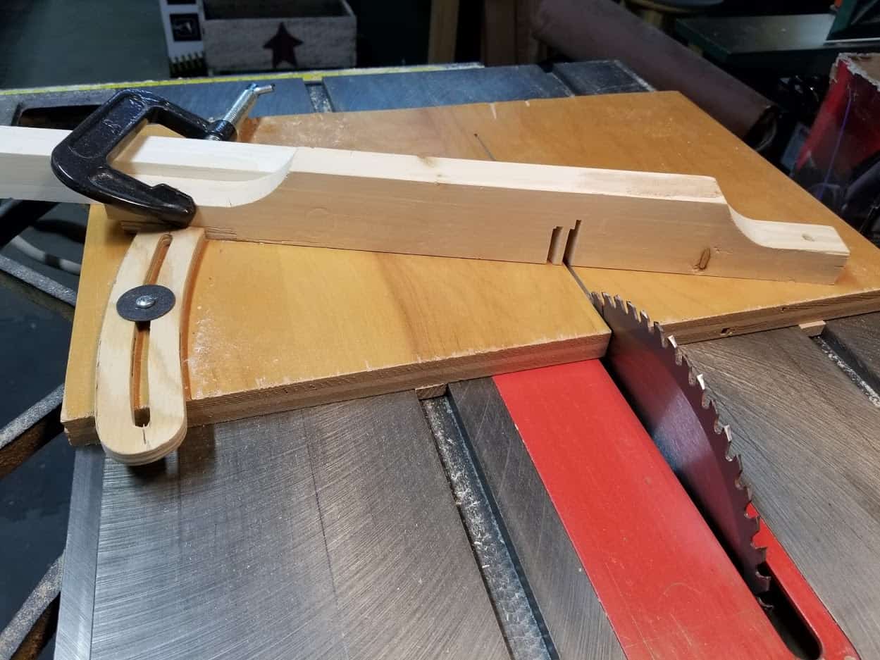 cross cut angle jig