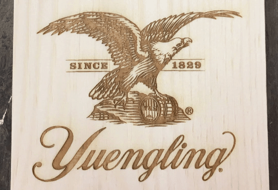 yuengling laser burn 190