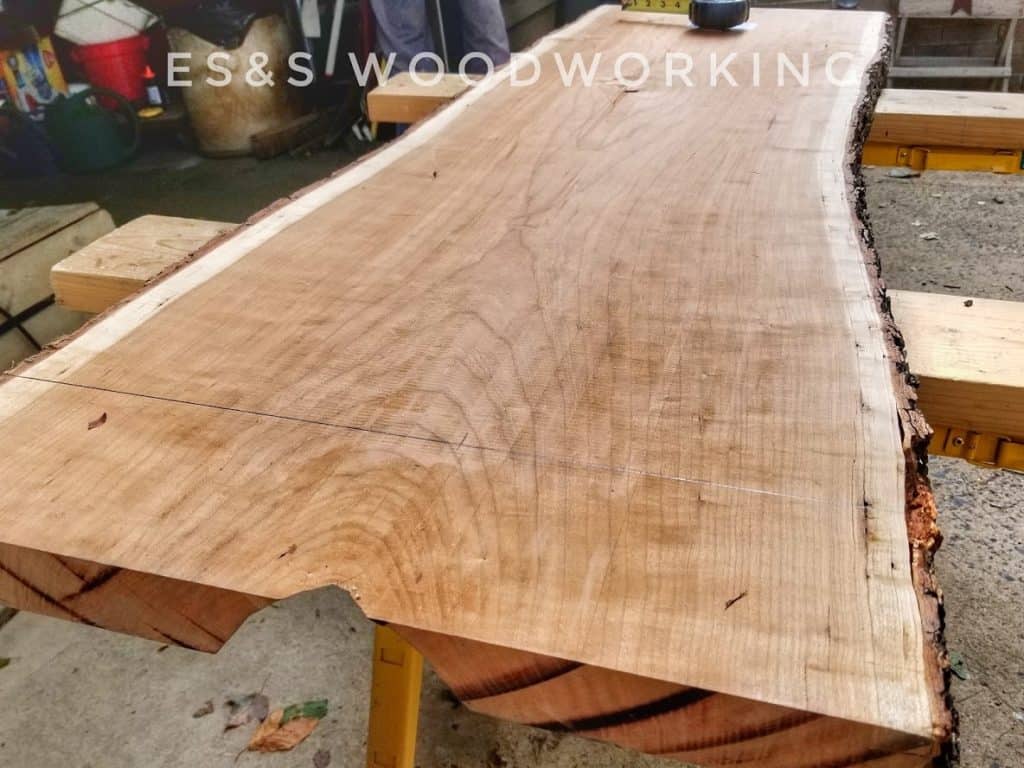 live edge cherry