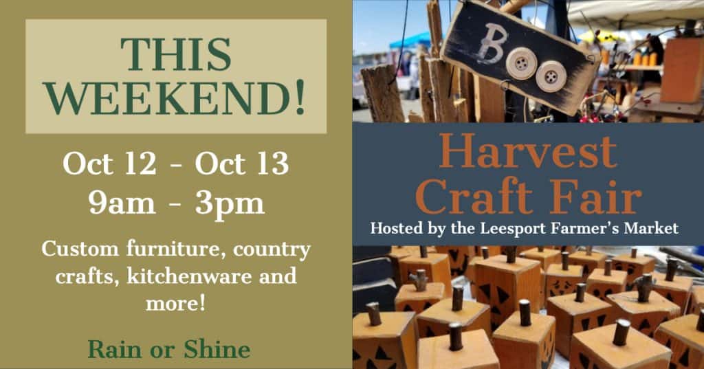 Harvest Craft Show This Weekend! ES&S Woodworking, LLC