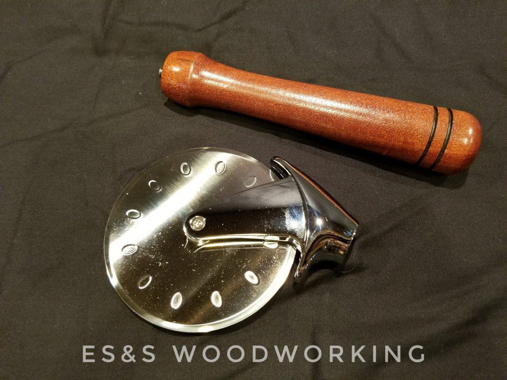 stocking sapele mahogany pizza cutter