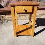 red oak night stand