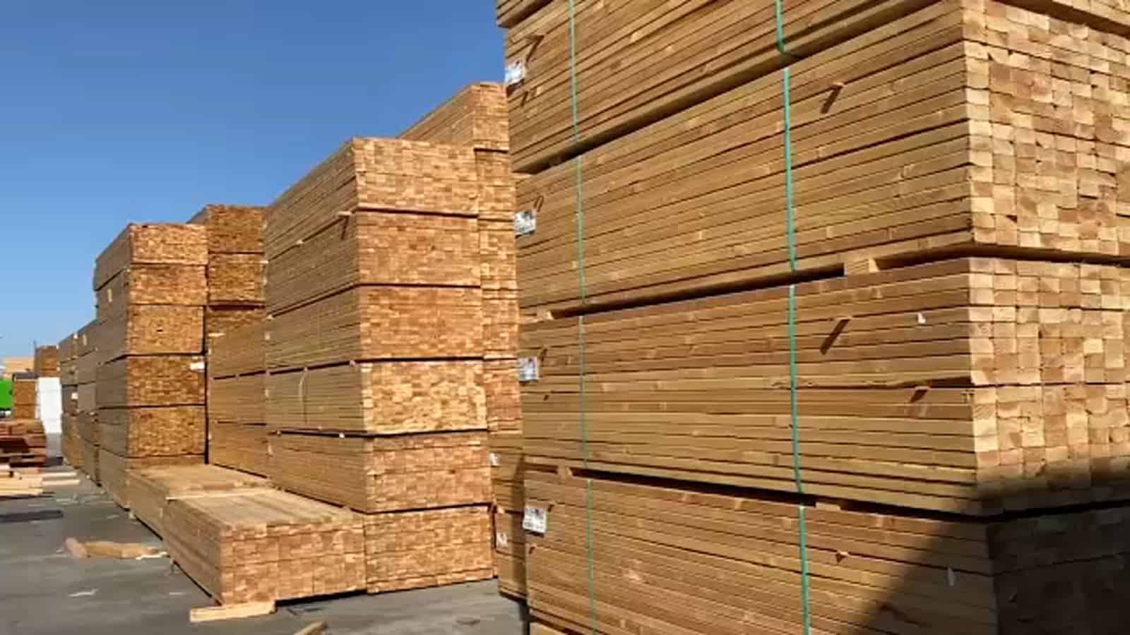 Lumber Mill Stockpile