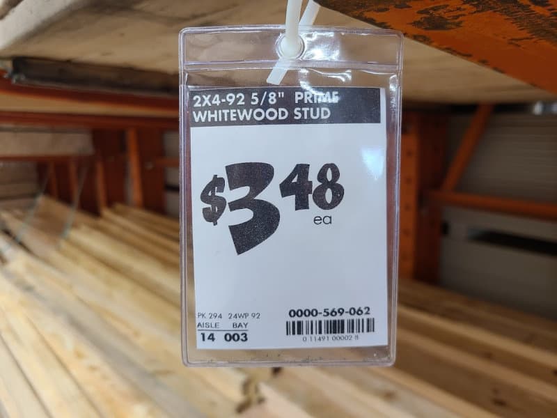 Wood Prices Drop