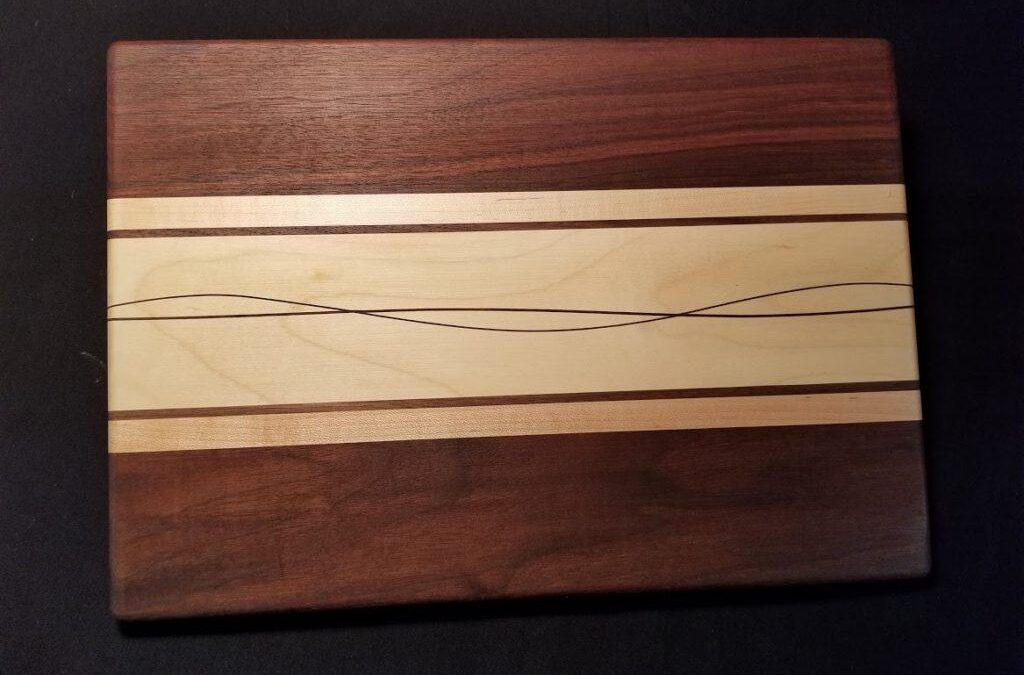 Ribbons of Walnut In Maple