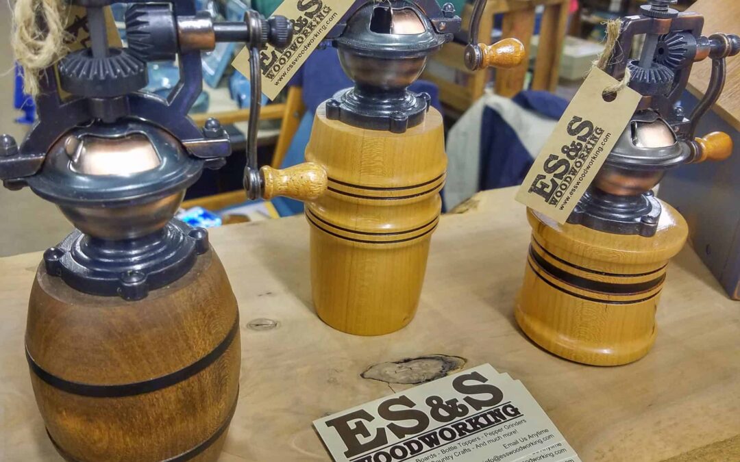 Antique Style Pepper Grinders