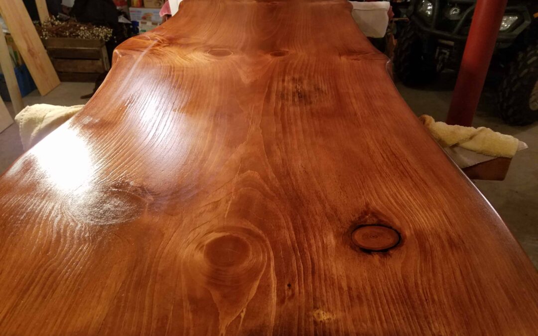 TBT Pine Slab Bar Top