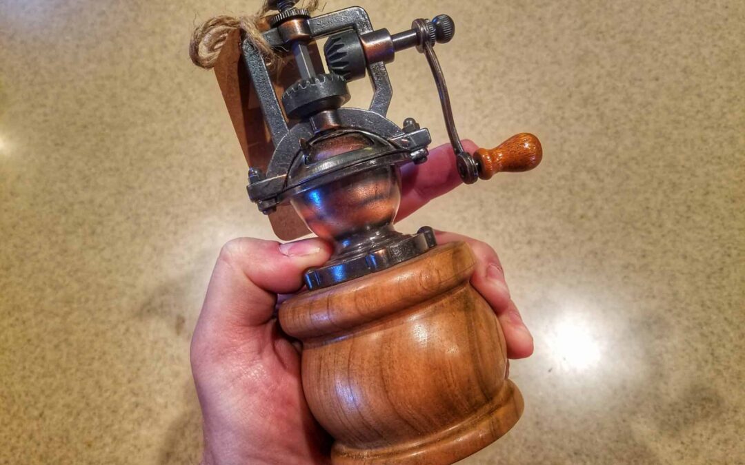 Hardwood Cherry Pepper Grinder Sale